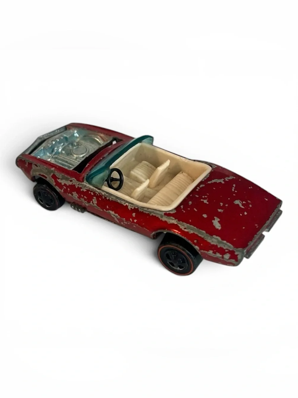 Hot Wheels Redline Custom Firebird 1967 Red Hong Kong